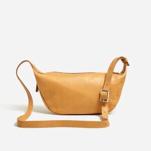Madewell The Sling Crossbody Bag Distant Sand Camel Tan EUC